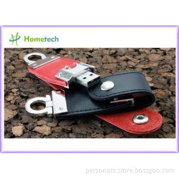 High Speed 2.0 Leather USB Flash Disk 1GB 2GB 4GB 8GB 16GB
